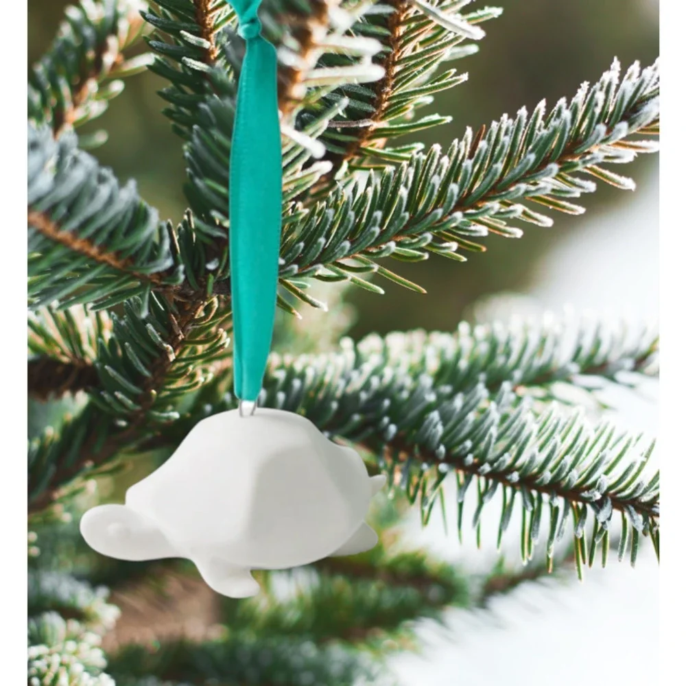 Jonathan Adler Turtle / Tortoise Christmas Ornament - Gift Wrapped